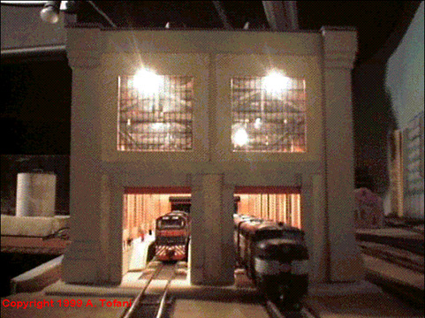 Diesel Facility at night